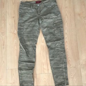 Lucky Brand Camo Skinny Cargo